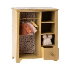 Maileg Large Wardrobe - Yellow -Little Dutch Store 11 3001 00 01