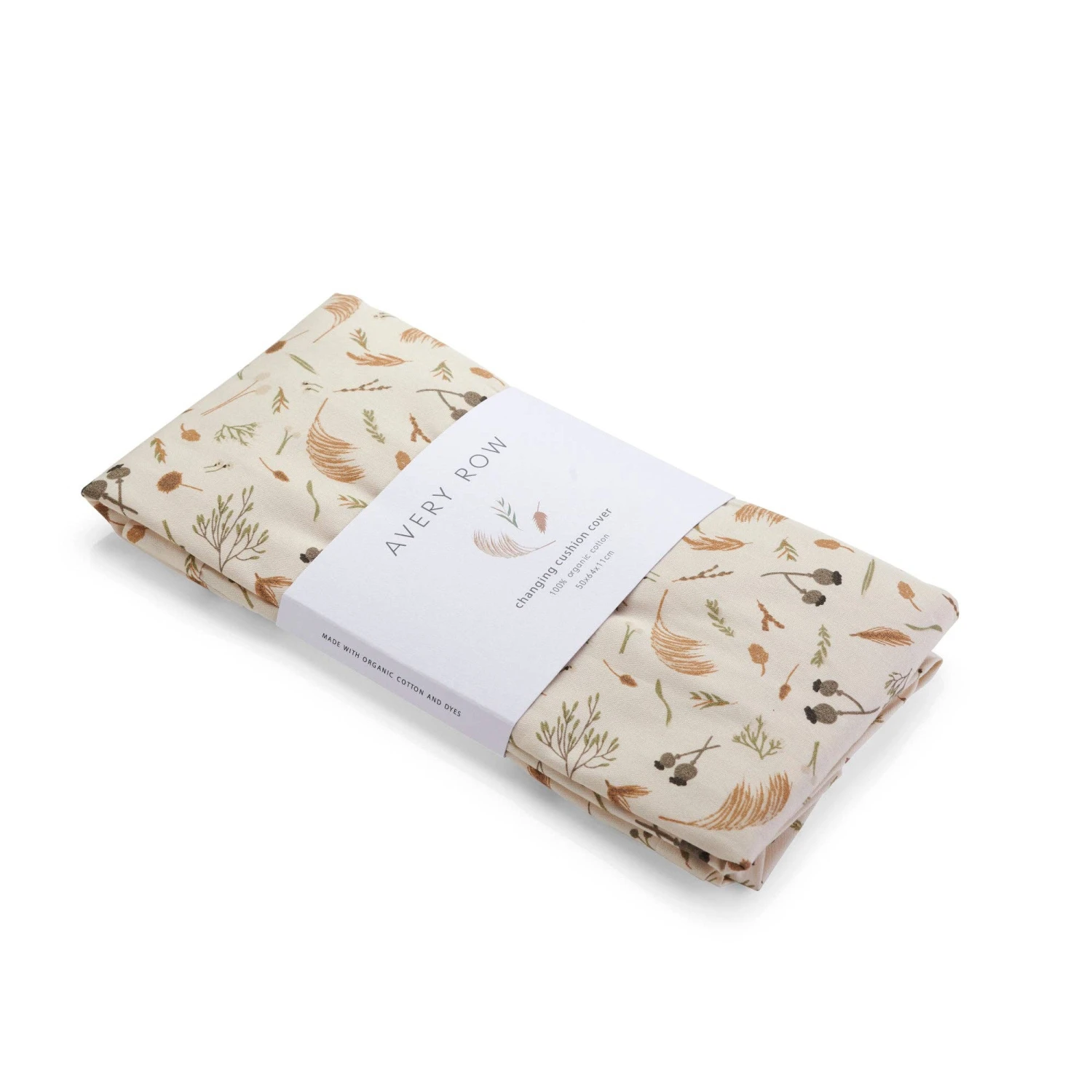 Baby Changing Cushion Cover - Grasslands - Organic Cotton 3 Baby Changing Cushion Cover - Grasslands - Organic Cotton