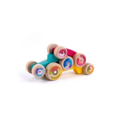 3Ple Car - 3 Stackable Wooden Toy Cars