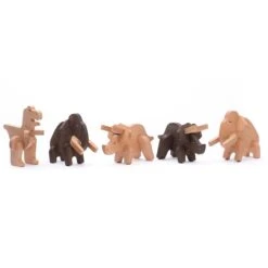 Triceratops Paleo Puzzle And Figure In Black Oak -Little Dutch Store Bajo Triceratops Paleo Puzzle and Figure in Black Oak Puzzles 5