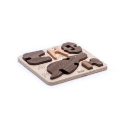 Triceratops Paleo Puzzle And Figure In Black Oak -Little Dutch Store Bajo Triceratops Paleo Puzzle and Figure in Black Oak Puzzles 7