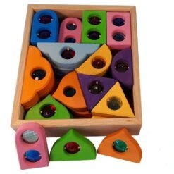 Bauspiel Fairytale Windows In A Box - Coloured - 36 Pieces