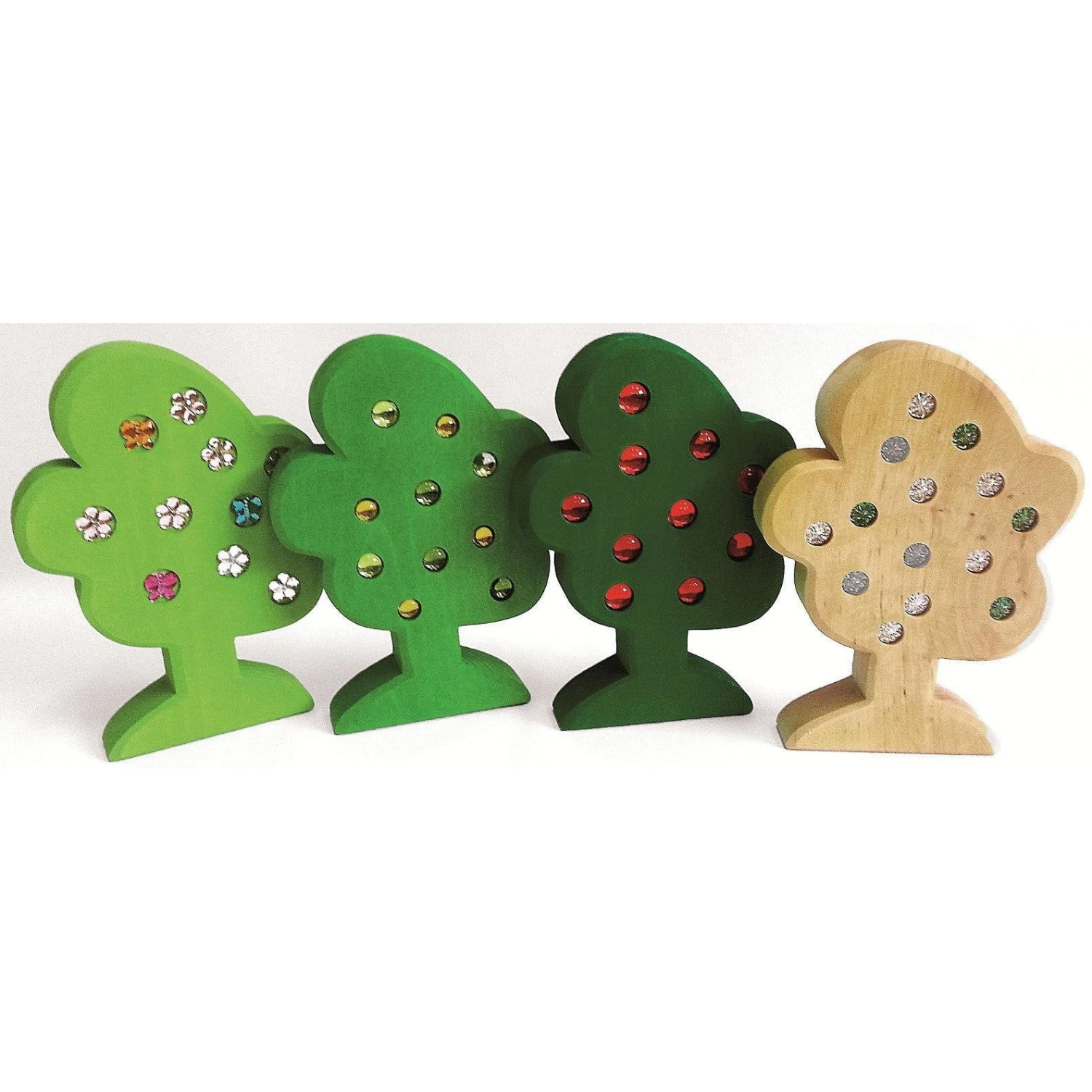 Bauspiel Seasonal Trees - 4 Pieces 3 Bauspiel Seasonal Trees - 4 Pieces