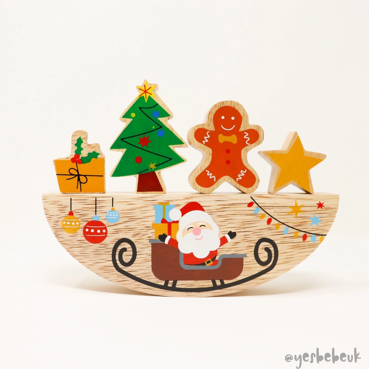 Best Years Wooden Balancing Santa Ark Toy 6 Best Years Wooden Balancing Santa Ark Toy - Image 4