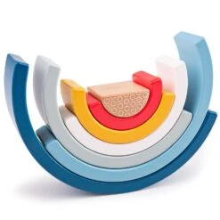 BIGJIGS Wooden Rainbow Arches -Little Dutch Store BigJigs Bigjigs Wooden Rainbow Arches 3