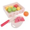 BIGJIGS Cutting Fruit Toy Food & Crate
