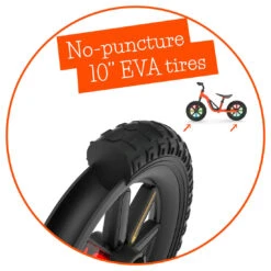 Charlie Glow Balance Bike - Orange -Little Dutch Store Chillafish Charlie Glow Balance Bike Orange Balance Bikes 7