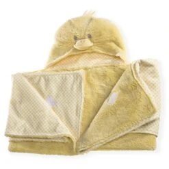 Little Duck Hooded Blanket 18 Little Duck Hooded Blanket -Little Dutch Store Clair de Lune Little Duck Hooded Blanket Blankets 8