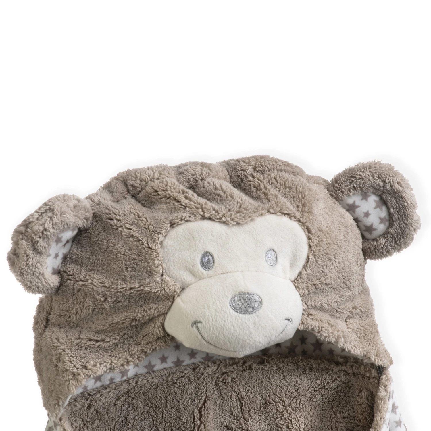 Little Monkey Hooded Blanket 7 Little Monkey Hooded Blanket - Image 5