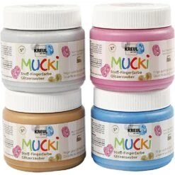 Creativ Company Finger Paints - Pack Of 4 - 150ml