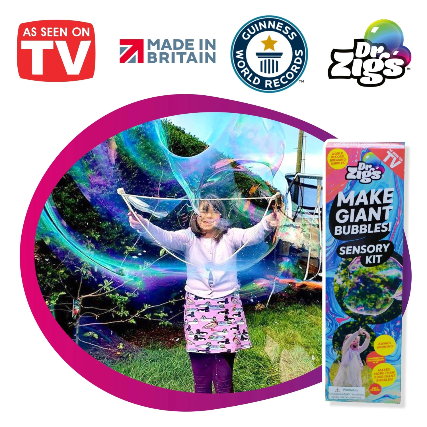 Dr Zigs Sensory Bubble Kit For Multi Sensory Play 8 Dr Zigs Sensory Bubble Kit For Multi Sensory Play - Image 6