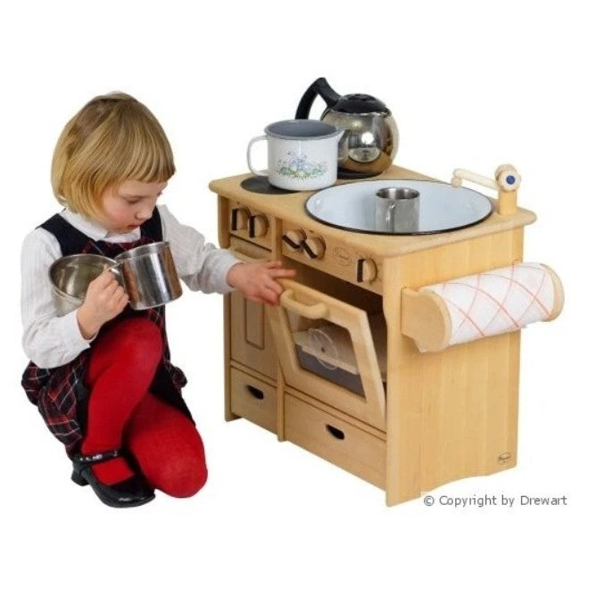 Cooker & Sink Combo With Towels - Natural 9 Cooker & Sink Combo With Towels - Natural - Image 7