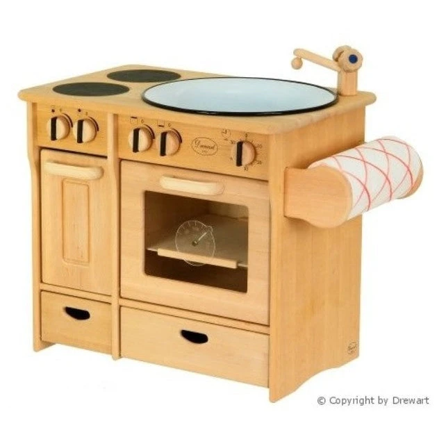 Cooker & Sink Combo With Towels - Natural 3 Cooker & Sink Combo With Towels - Natural