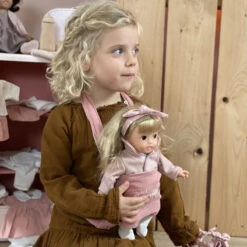 Pink Sling Carrier For Baby Doll -Little Dutch Store Egmont Toys Pink Sling Carrier for Baby Doll Pretend Professions Role Playing 2