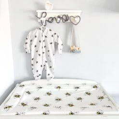 Bee Print Changing Mat ( All Sizes) 13 Bee Print Changing Mat ( All Sizes) -Little Dutch Store Fred Noah Bee Print Changing Mat All Sizes Changing Mats 3