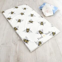 Bee Print Changing Mat ( All Sizes) 14 Bee Print Changing Mat ( All Sizes) -Little Dutch Store Fred Noah Bee Print Changing Mat All Sizes Changing Mats 4