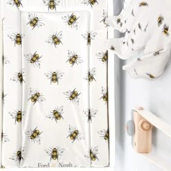 Bee Print Changing Mat ( All Sizes) 15 Bee Print Changing Mat ( All Sizes) -Little Dutch Store Fred Noah Bee Print Changing Mat All Sizes Changing Mats 5