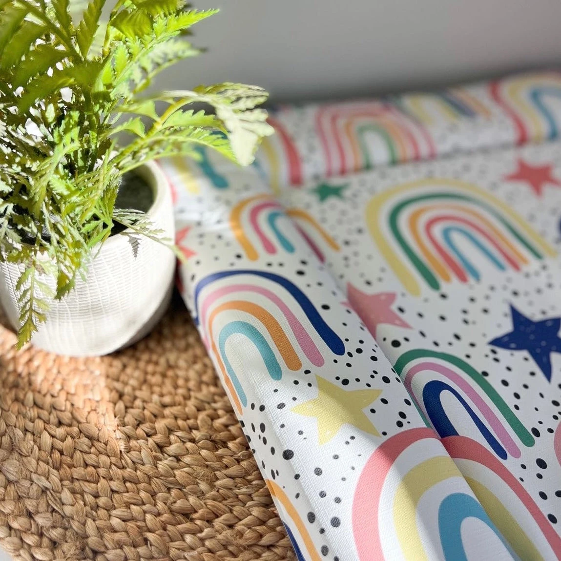 Dotty Rainbow Print Changing Mat (All Sizes) 13 Dotty Rainbow Print Changing Mat (All Sizes) - Image 11