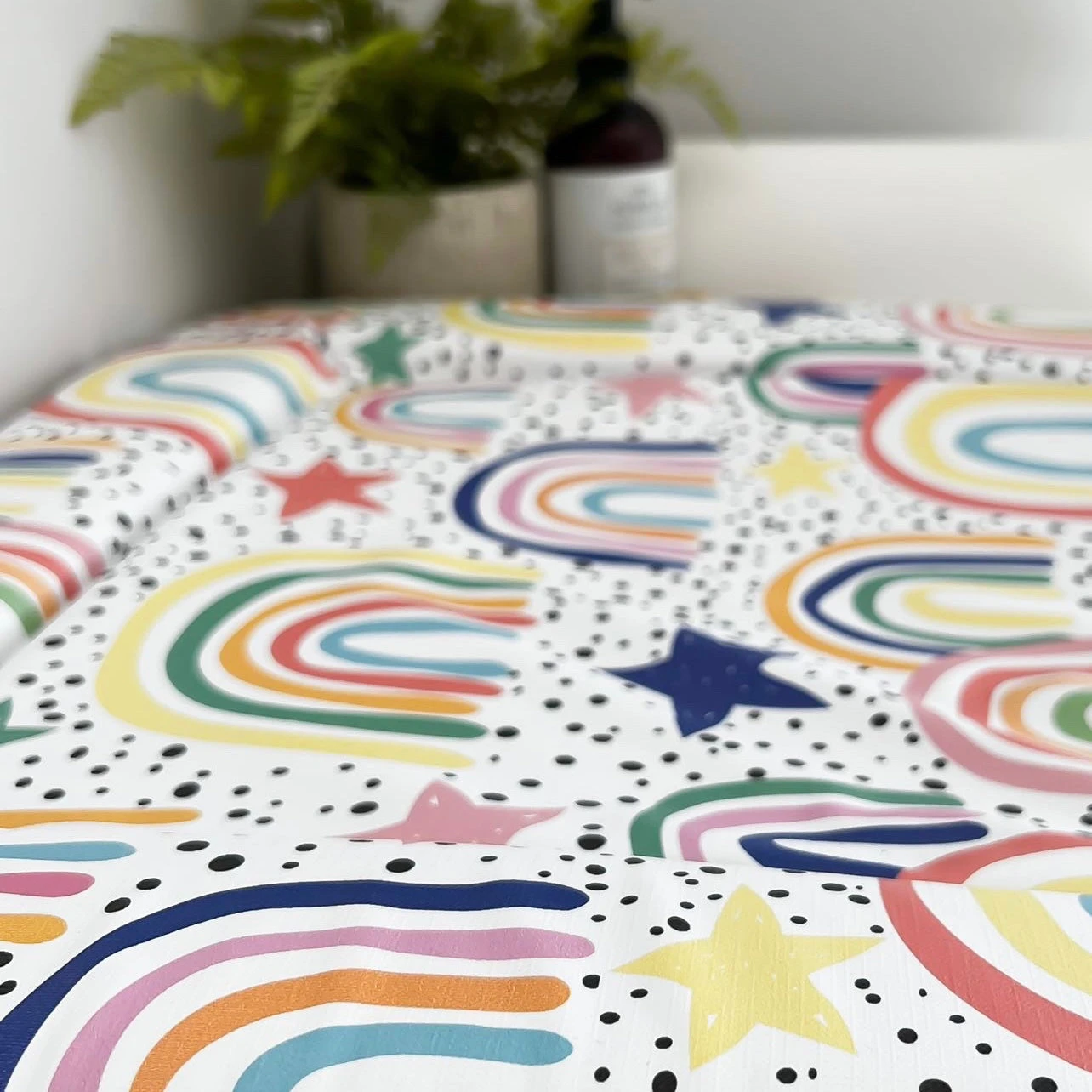 Dotty Rainbow Print Changing Mat (All Sizes) 14 Dotty Rainbow Print Changing Mat (All Sizes) - Image 12
