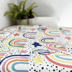 Dotty Rainbow Print Changing Mat (All Sizes) 30 Dotty Rainbow Print Changing Mat (All Sizes) -Little Dutch Store Fred Noah Dotty Rainbow Print Changing Mat All Sizes 14
