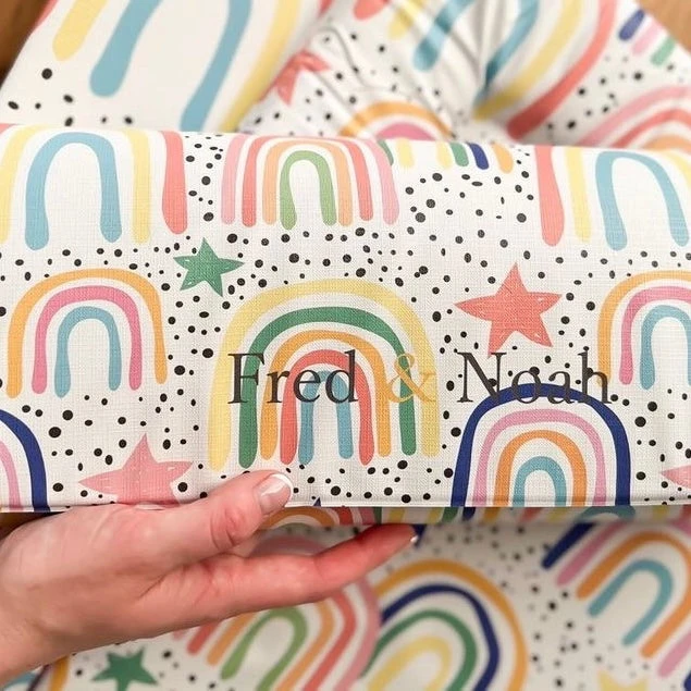 Dotty Rainbow Print Changing Mat (All Sizes) 17 Dotty Rainbow Print Changing Mat (All Sizes) - Image 15