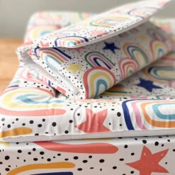 Dotty Rainbow Print Changing Mat (All Sizes) 20 Dotty Rainbow Print Changing Mat (All Sizes) -Little Dutch Store Fred Noah Dotty Rainbow Print Changing Mat All Sizes 4