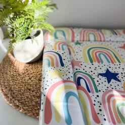 Dotty Rainbow Print Changing Mat (All Sizes) 23 Dotty Rainbow Print Changing Mat (All Sizes) -Little Dutch Store Fred Noah Dotty Rainbow Print Changing Mat All Sizes 7