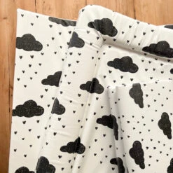 Monchrome Raindrops Changing Mat (All Sizes) -Little Dutch Store Fred Noah Monchrome Raindrops Changing Mat All Sizes 10