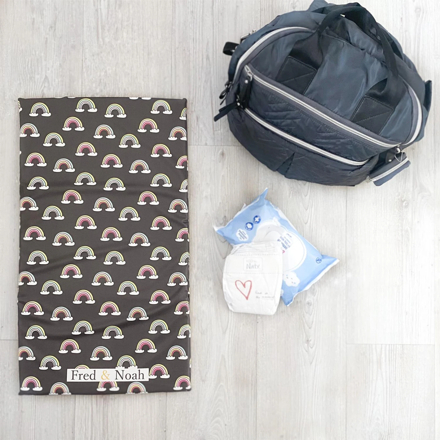 Mono Leopard Print Changing Mat (All Sizes) 16 Mono Leopard Print Changing Mat (All Sizes) - Image 14