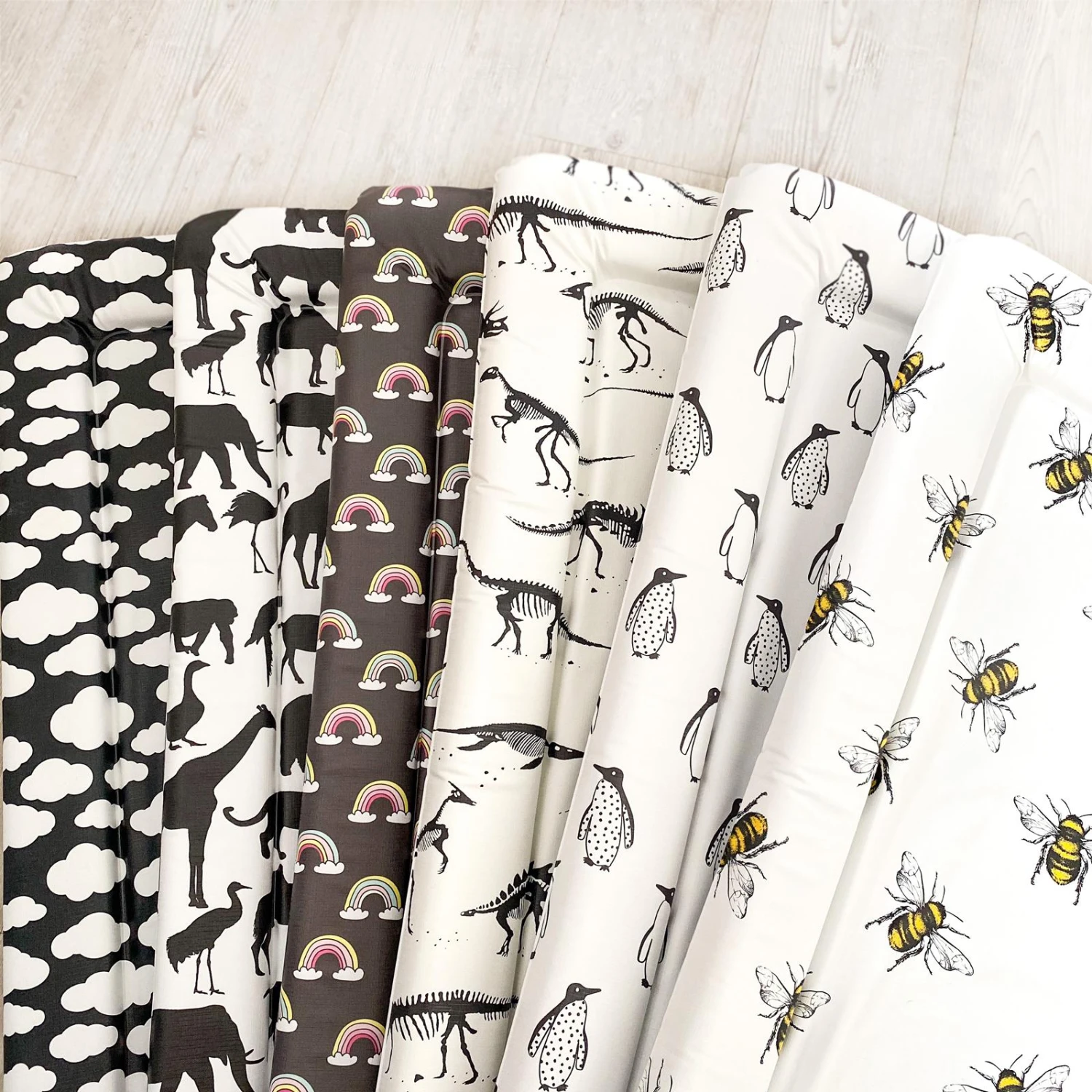 Mono Leopard Print Changing Mat (All Sizes) 18 Mono Leopard Print Changing Mat (All Sizes) - Image 16