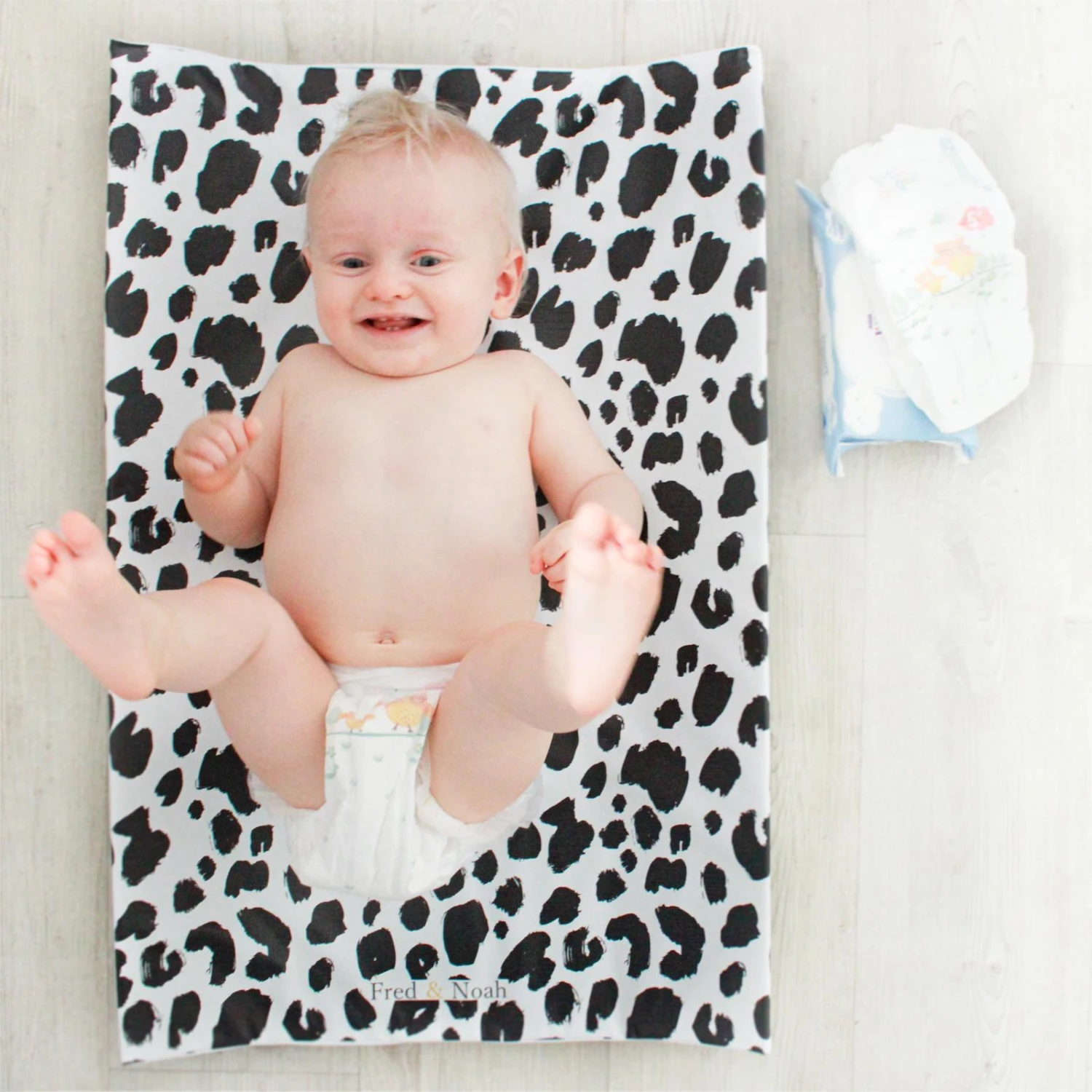 Mono Leopard Print Changing Mat (All Sizes) 9 Mono Leopard Print Changing Mat (All Sizes) - Image 7