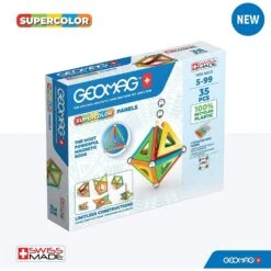 Geomag 35 Supercolour Classic Panels Set - 100% Recycled Plastic Magnetic Blocks -Little Dutch Store Geomag Geomag 35 Supercolour Classic Panels Set 100 Recycled Plastic Magnetic Blocks 2