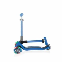 GLOBBER Junior Foldable Fantasy Lights Scooter With 3 Wheels 19 GLOBBER Junior Foldable Fantasy Lights Scooter With 3 Wheels -Little Dutch Store Globber Junior Foldable 3 Wheeled Scooter Fantasy Lights Navy Blue Racing Scooter 6