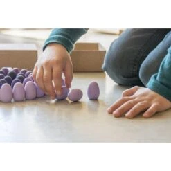 Purple Eggs Loose Parts Mandala Pieces -Little Dutch Store Grapat Grapat Purple Eggs Loose Parts Mandala Pieces 4