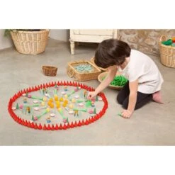 Red Fires Loose Parts Mandala Pieces -Little Dutch Store Grapat Grapat Red Fire Loose Parts Mandala Pieces 3