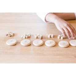 Wooden Counting Coins -Little Dutch Store Grapat Grapat Wooden Counting Coins 10