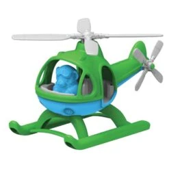 Green Toys Recycled Plastic Helicopter - Green