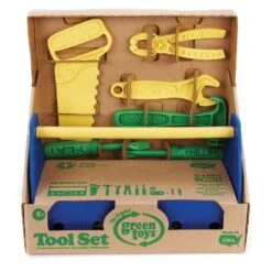 Green Toys Recycled Plastic Tool Set - Blue 9 Green Toys Recycled Plastic Tool Set - Blue -Little Dutch Store Green Toys Recycled Plastic Tool Set Blue 4
