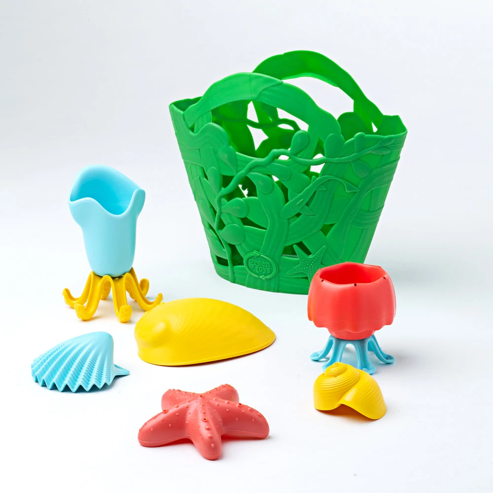 Green Toys Tide Pool Bath Set 3 Green Toys Tide Pool Bath Set