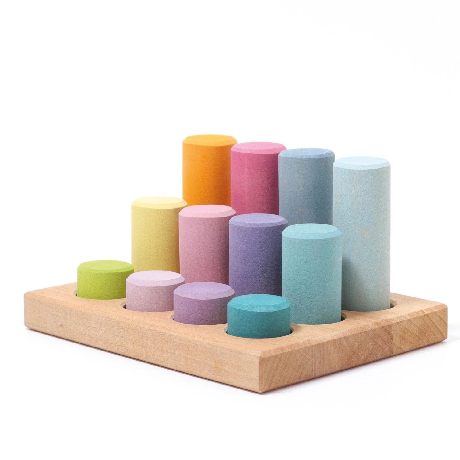Stacking Game Small Pastel Rollers 3 Stacking Game Small Pastel Rollers