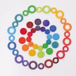 Wooden Rainbow Coins -Little Dutch Store Grimms Wooden Rainbow Coins 6