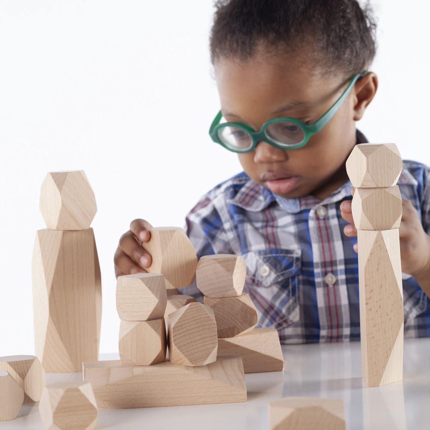 Wooden Stackers Standing Stones By Guidecraft 6 Wooden Stackers Standing Stones By Guidecraft - Image 4