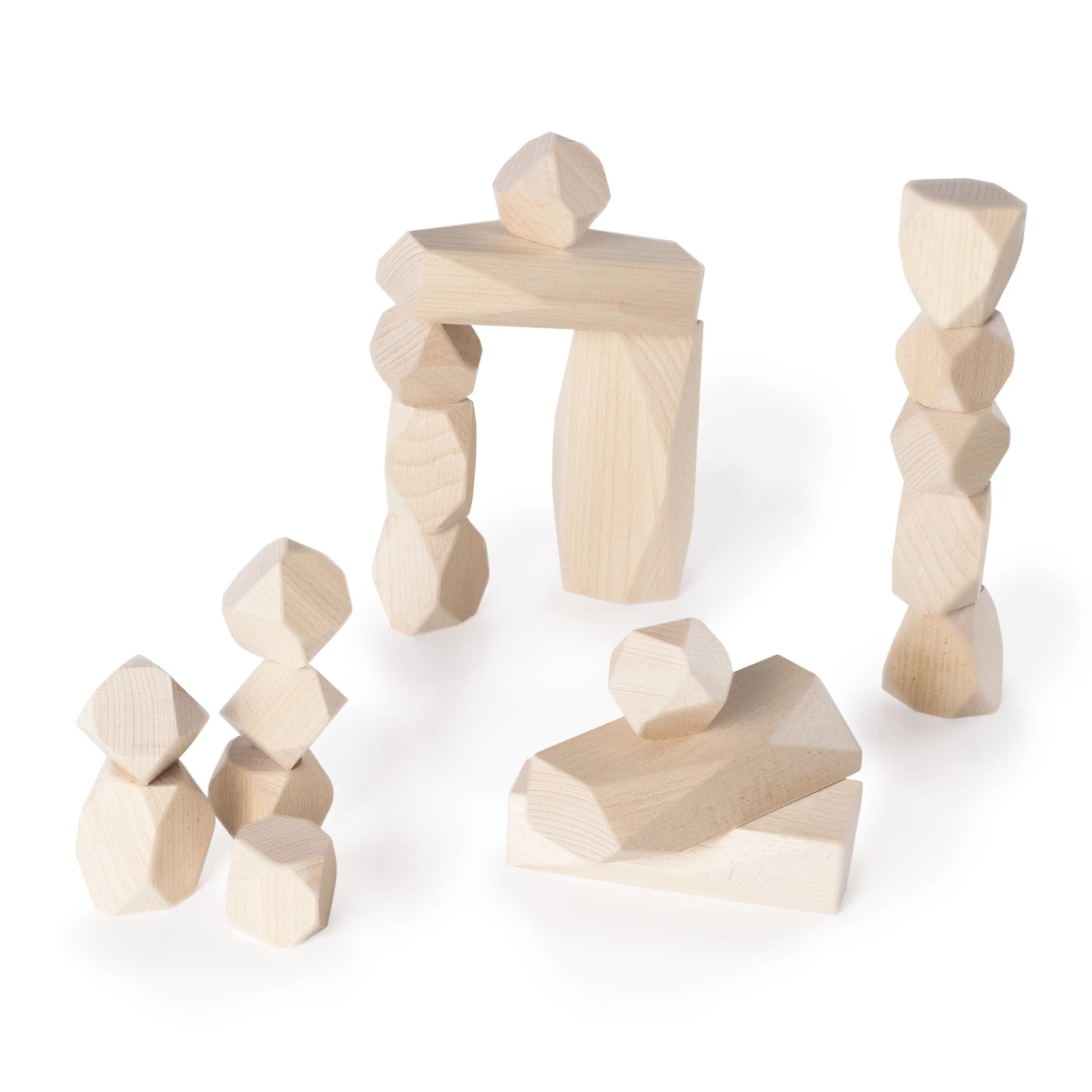 Wooden Stackers Standing Stones By Guidecraft 8 Wooden Stackers Standing Stones By Guidecraft - Image 6