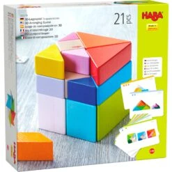Haba 3D Arranging Game Tangram Cube -Little Dutch Store Haba Haba 3D Arranging Game Tangram Cube 3