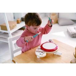Hape Eltern Drum Slug Dan Musical Toy -Little Dutch Store Hape Eltern Drum Slug Dan Musical Toy Baby Musical Toy 3