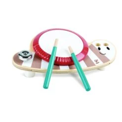 Hape Eltern Drum Slug Dan Musical Toy -Little Dutch Store Hape Eltern Drum Slug Dan Musical Toy Baby Musical Toy 5