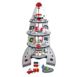 Hape Four-Stage Rocket Ship -Little Dutch Store Hape Four Stage Rocket Ship Toy Rockets 5