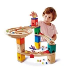 Hape Quadrilla Race To The Finish Marble Run -Little Dutch Store Hape Quadrilla Race To The Finish Marble Run 3