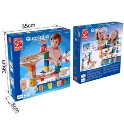 Hape Quadrilla Race To The Finish Marble Run -Little Dutch Store Hape Quadrilla Race To The Finish Marble Run 4