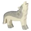 Holztiger Howling Wolf Wooden Figure 1 Holztiger Howling Wolf Wooden Figure -Little Dutch Store Holztiger Howling Wolf Wooden Figure Dolls Playsets Toy Figures